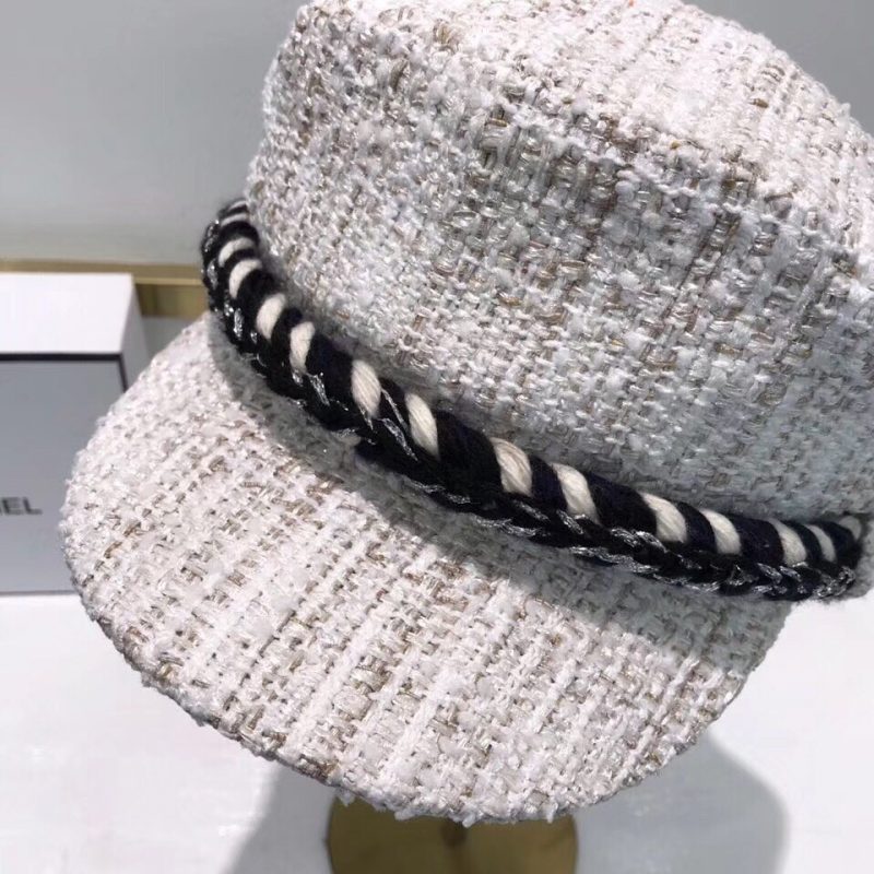 【シャネル】Chanel 帽子 ツイードシャネル柄 秋冬 レディース CH-023